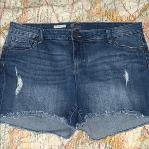 Gently used KFTK jeans shorts size 18W,20W